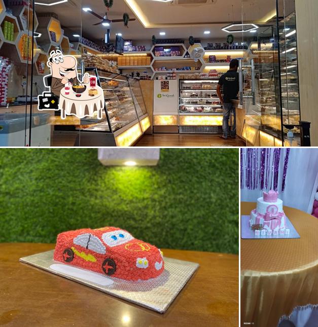 The photo of food and interior at Sri Ganesh Sweets & Bakes