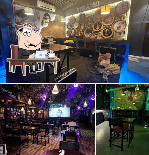 The interior of Viragoo Neo Age Pub