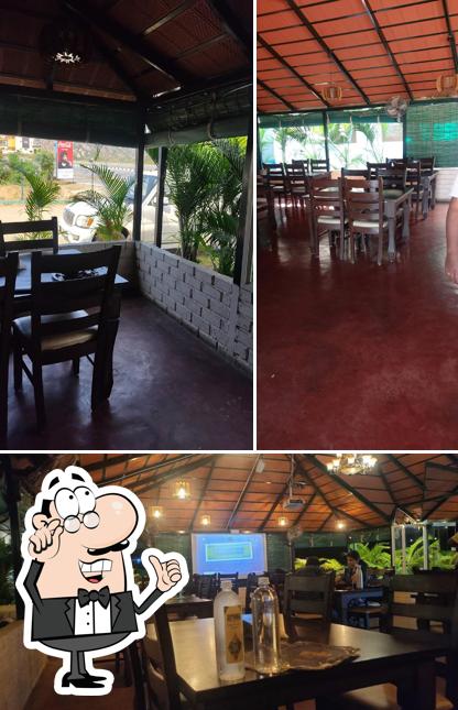 The interior of New Aroma Multi-Cuisine Restaurant