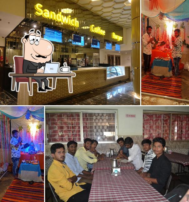 The interior of Poornima Bar and Restaurant