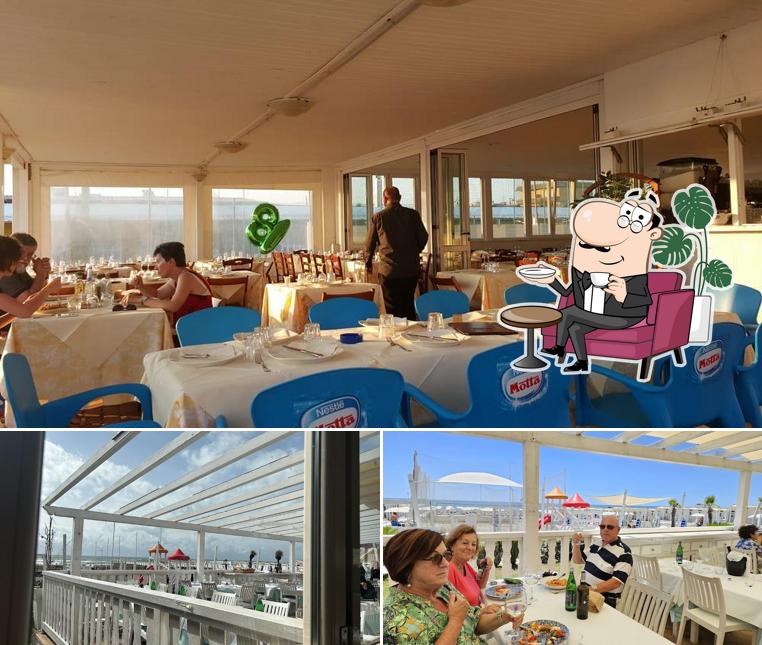 Gli interni di Ristorante La Bussola Ostia