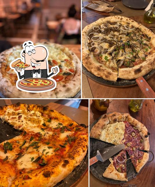 Peça pizza no Forneria do Santo