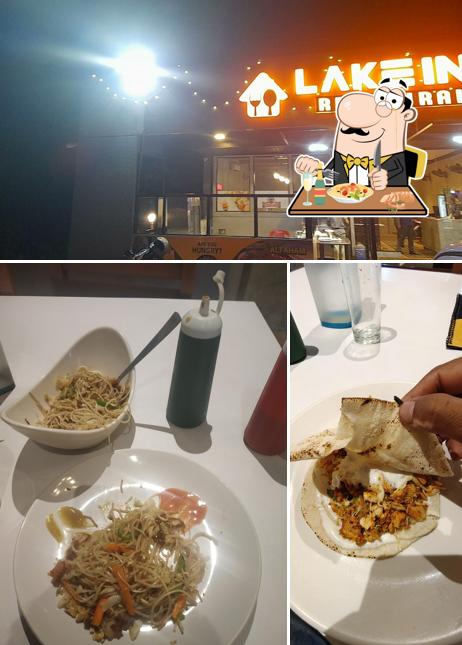Check out the picture displaying food and exterior at Lake inn restaurant