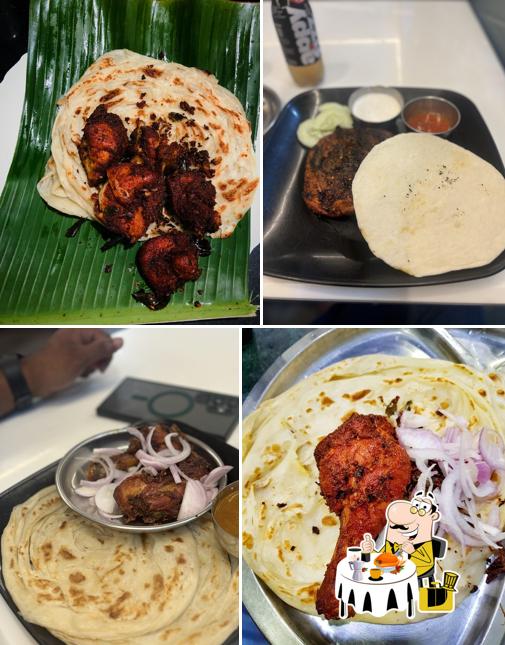 Food at Rappai's restaurant