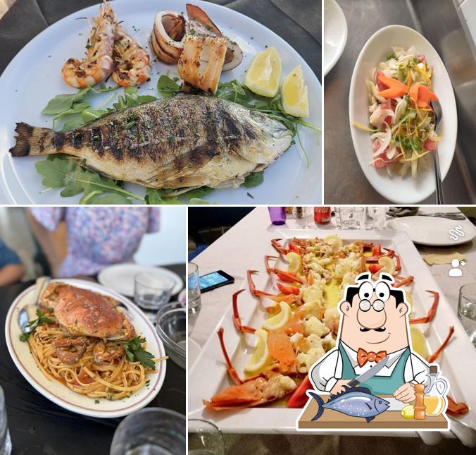 Salmone grigliato al Rena beach