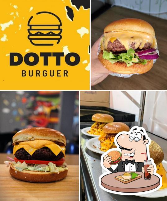 Os hambúrgueres do Dotto Burguer irão satisfazer uma variedade de gostos
