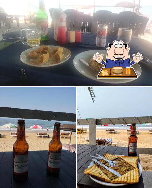 Food at Bulldog Beach Shack