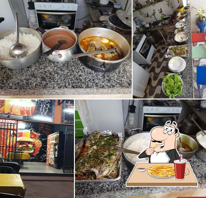 Batata frita em Dom Burguer Lanches