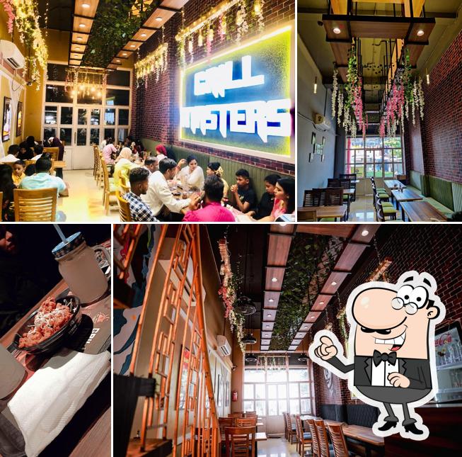 The interior of Grill Masters Bhiwandi