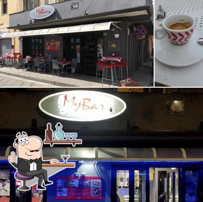 My Bar si caratterizza per la interni e bevanda