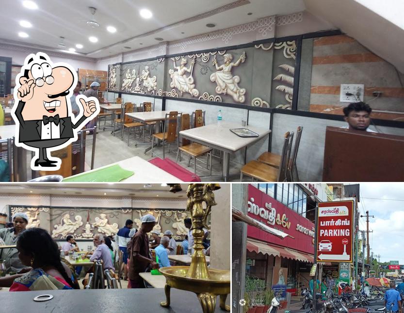 The restaurant's interior and exterior