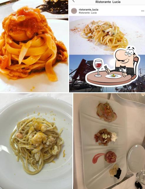 Cibo al Ristorante hotel Lucia