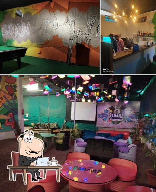 Check out how Cafe Panama the Sports Lounge looks inside