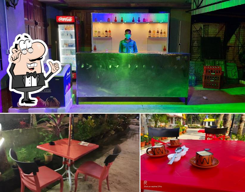 Take a seat at one of the tables at Kurrypata cafe house kornika restaurant