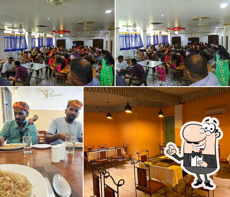 The interior of Swad Multicuisine Family Restaurant