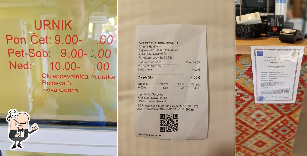 Gli interni di Okrepčevalnica minutka, Arment Haliti s.p