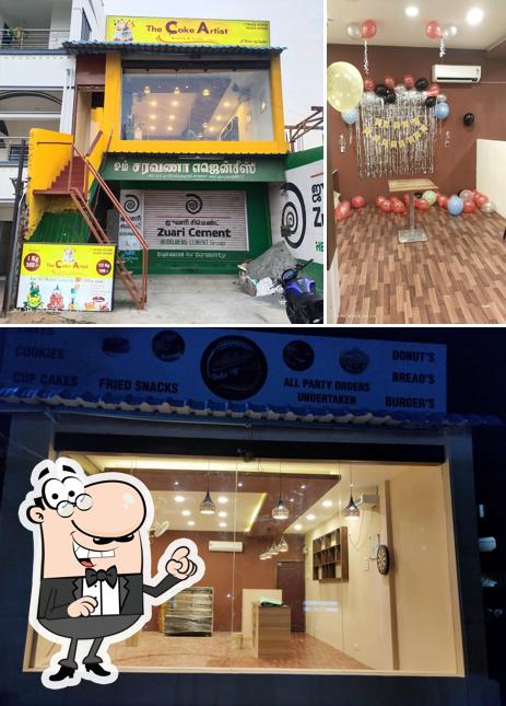 The exterior of The Cake Artist Cakes and Desserts shop in thirupporur