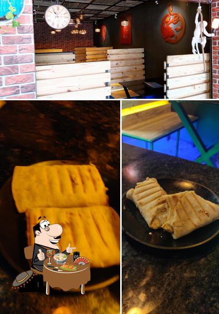 Check out the image displaying food and interior at Chatter's club cafe