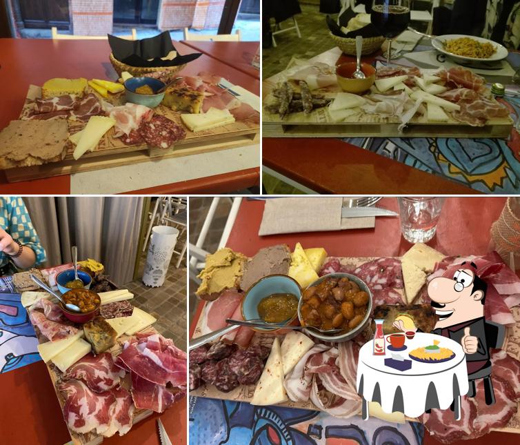 Piatto di formaggi al Old pig