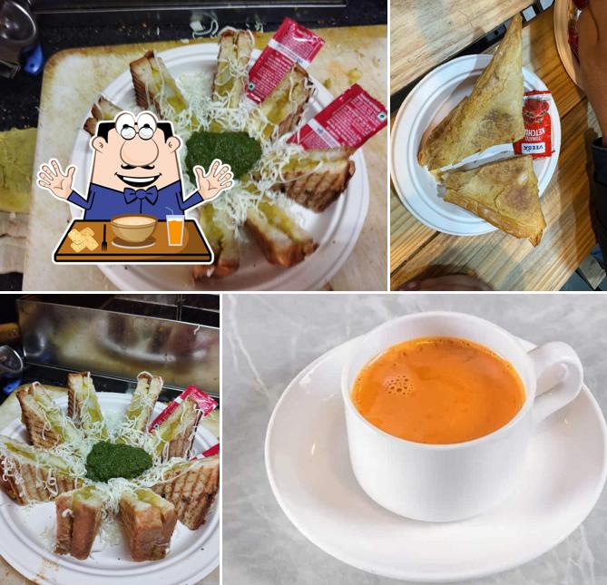 Food at Zafar's Tea Cafe