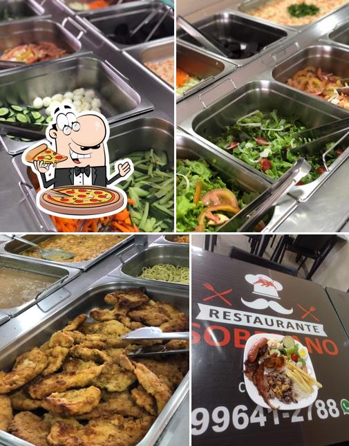 Consiga pizza no Restaurante Soberano