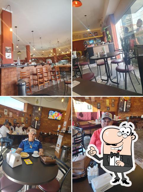 O interior do Padaria Art Pão