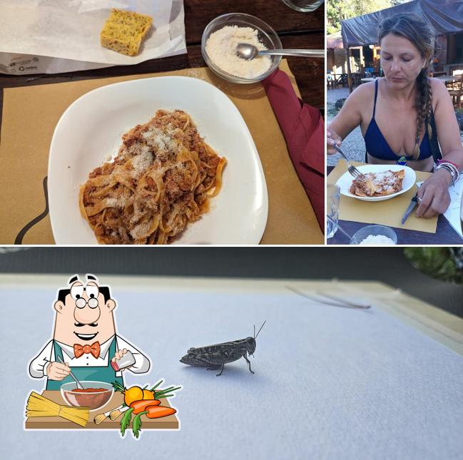Spaghetti alla bolognese al Camping La Martina e Bar Osteria nel Bosco