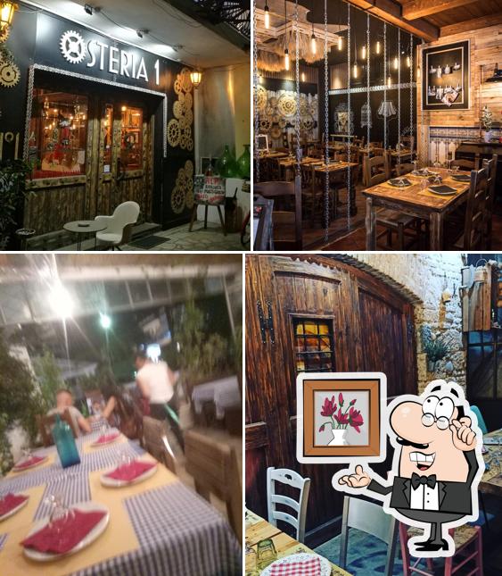 Dai un'occhiata agli interni di Osteria 1