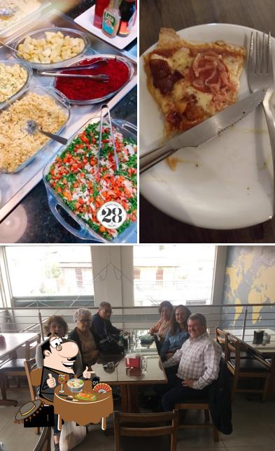 O Restaurante 28 se destaca pelo comida e interior