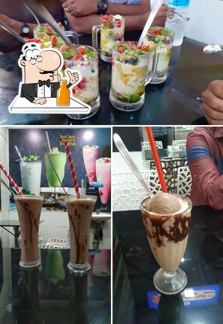 Enjoy a drink at Juice Time