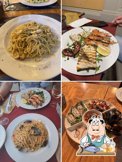 Salmone grigliato al Ristorante pizzeria La Rustica