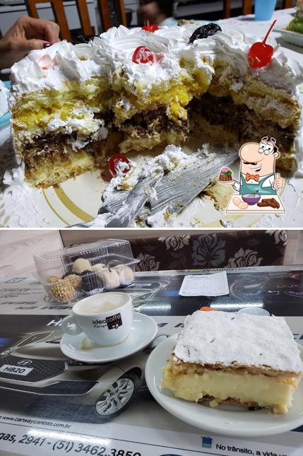 Padaria Aguiar serve uma seleção de pratos doces