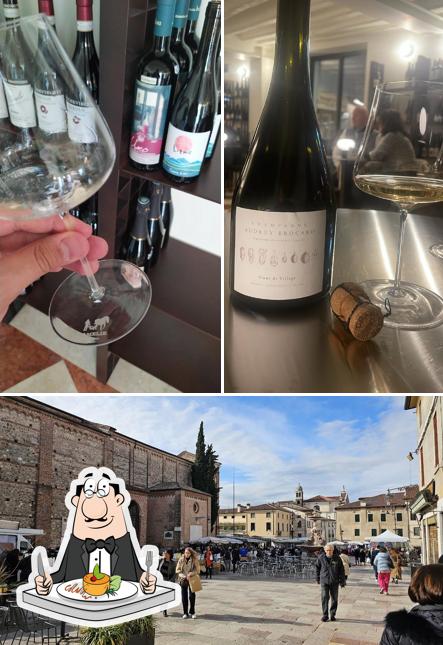 Questa è la immagine che mostra la cibo e esterno di Brett Enoteca Naturale