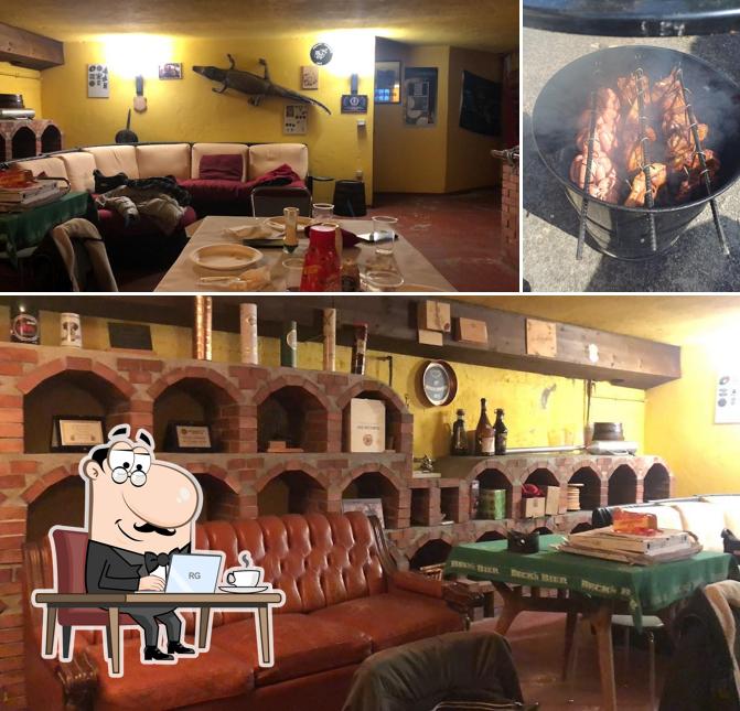Questa è la foto che presenta la interni e cibo di Gattolupo