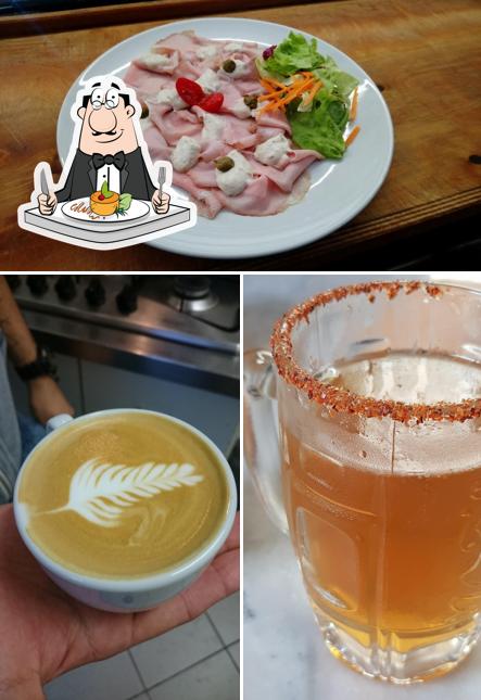 Questa è la immagine che raffigura la cibo e interni di Coffee time, bar tavola calda