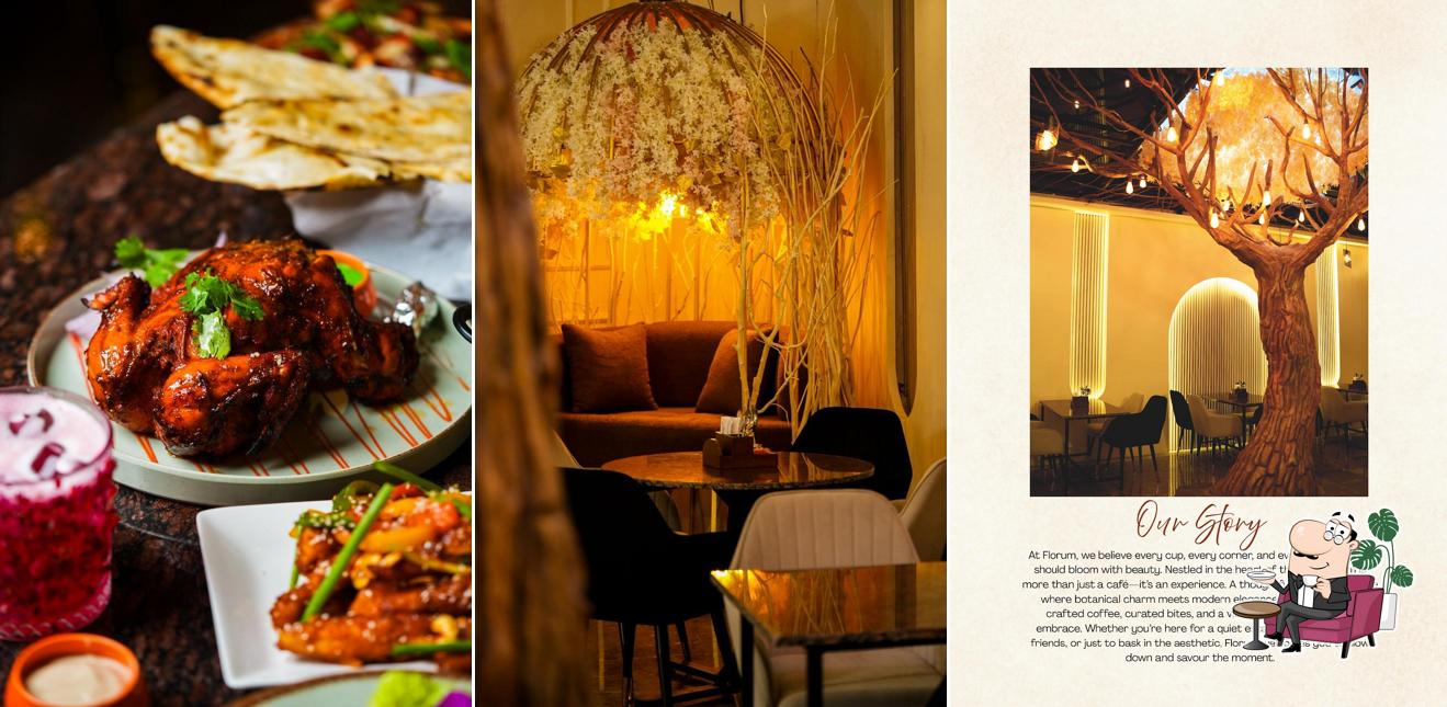 The interior of Florum Cafe