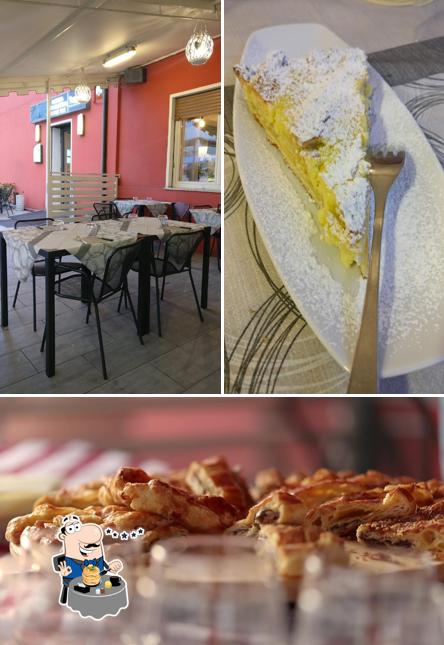 La cibo e interni del ristorante