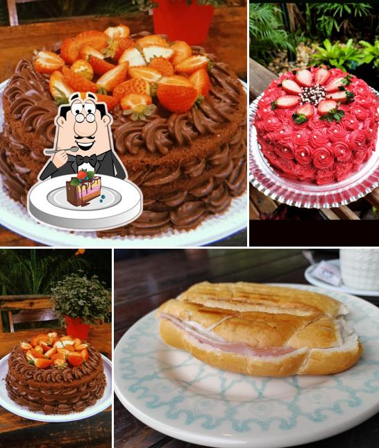 Bolo de chocolate em Padaria & Confeitaria Doces Cacau Ltda