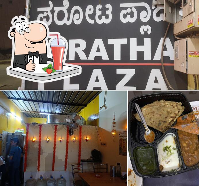 Enjoy a drink at Paratha plaza