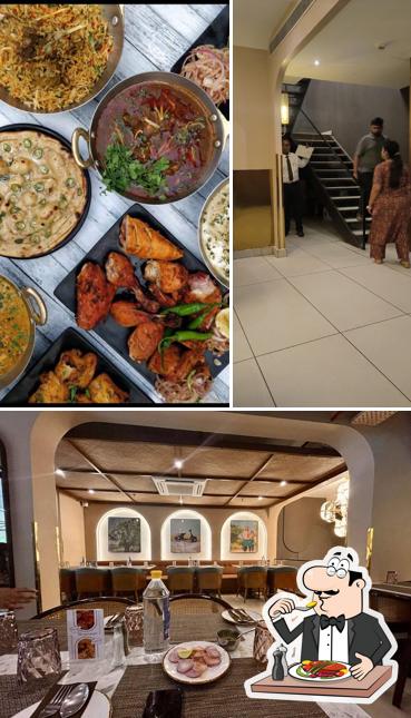 This is the image displaying food and interior at Baba’s (Baba Chicken), Noida