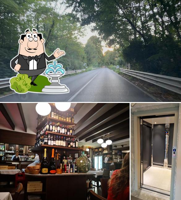 Guarda la parte esterna di Hotel Osteria della Pista