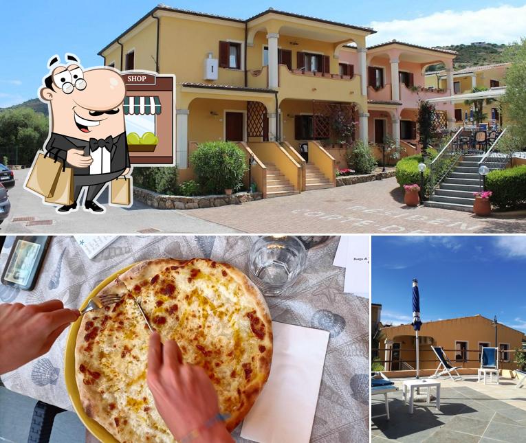 La immagine della esterno e cibo di Residence Corte Dei Venti