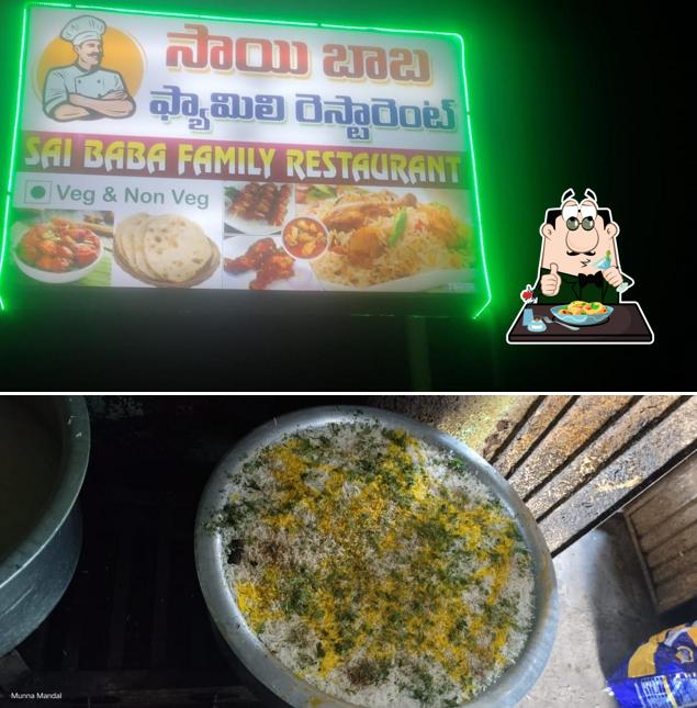 Meals at Sai Baba family restaurant