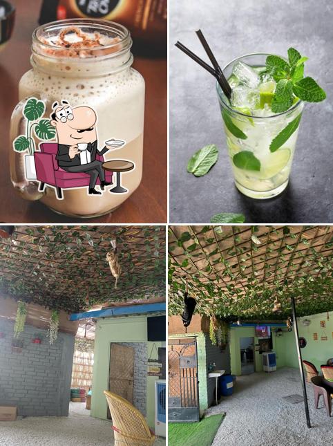 Among various things one can find interior and food at The cafe story