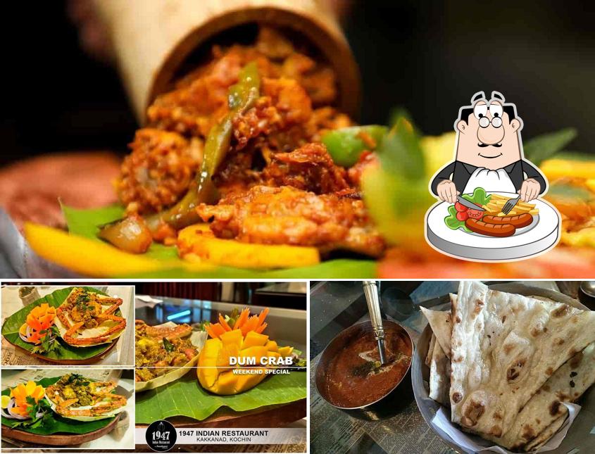 Food at 1947 An Indian Restaurant