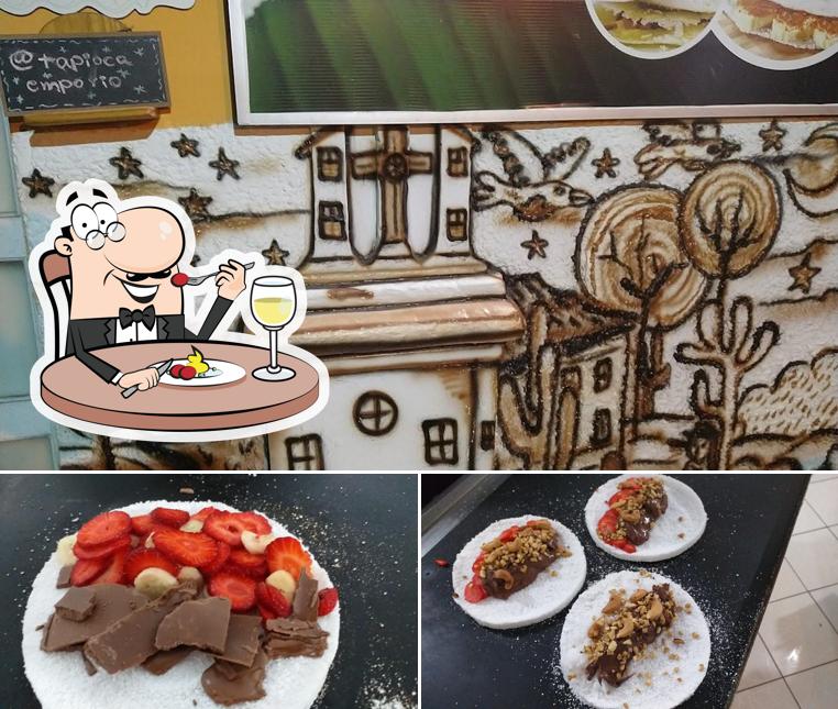 Platos en Empório Creperia e Tapiocaria