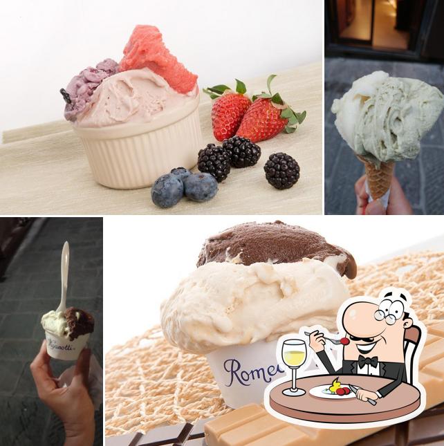 Cibo al Gelateria Romeo Viganotti