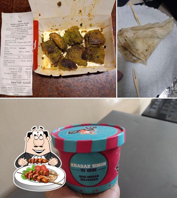 Food at Khadak Singh Da Dhaba