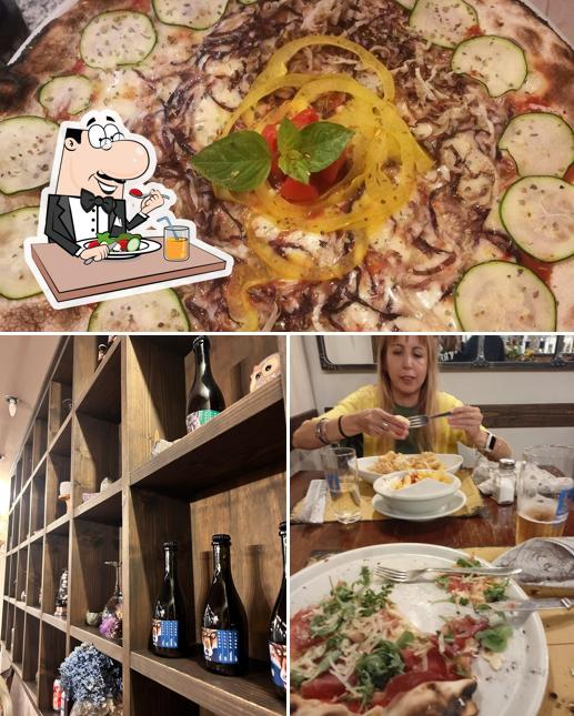 Pizzeria La Griglia di Raffy Raf si caratterizza per la cibo e interni