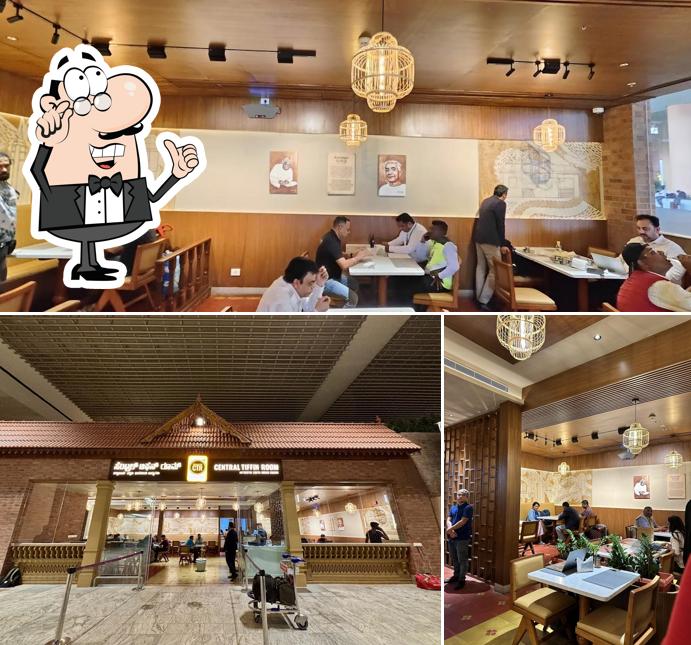 The interior of Central Tiffin Room